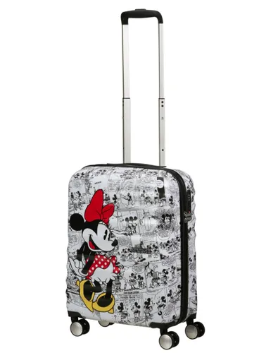 Walizka kabinowa American Tourister Wavebreaker Disney - Minnie comics white