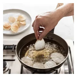 DE BUYER Mineral B Bois 24 cm - patelnia / wok ze stali węglowej