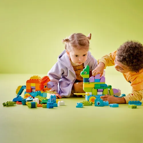 LEGO Klocki DUPLO 10451 3 w 1 Dinozaury na kółkach