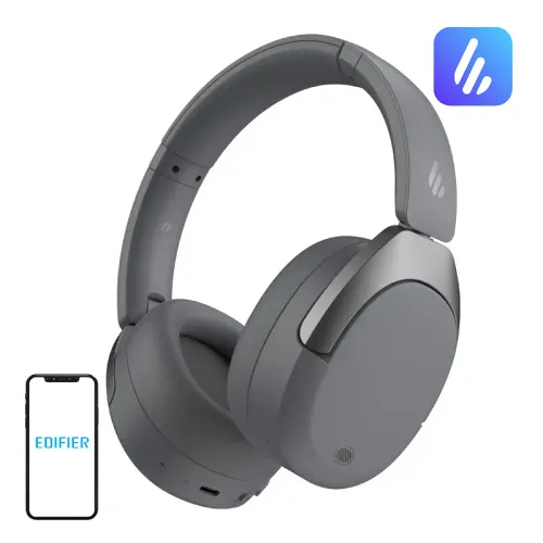 Słuchawki bezprzewodowe Edifier W830NB Nauszne Bluetooth 5.4 Szary