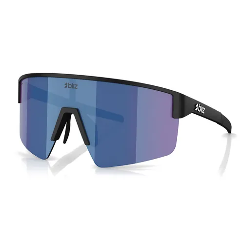 Okulary przeciwsłoneczne Bliz P004 Small matte black/grey blue mirror