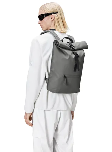 Велосипедный рюкзак Rains Rolltop Rucksack-grey