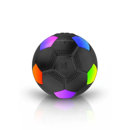 Głośnik Bluetooth Musicmate MM-SB40-B FootballWave LED 5W Czarny