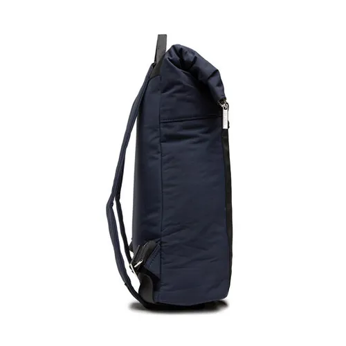 Les Deux timp Ripstop Rolltop Rucsac LDM940022 întuneric Bleumarin / Alb 460201