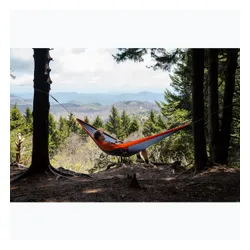Hamak turystyczny ENO SuperSub Ultralight charcoal/orange