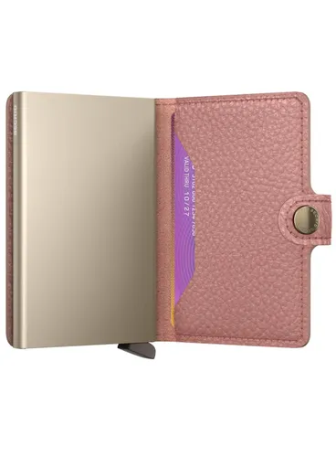 Portfel kieszonkowy RFID Secrid Miniwallet Pebble - rose