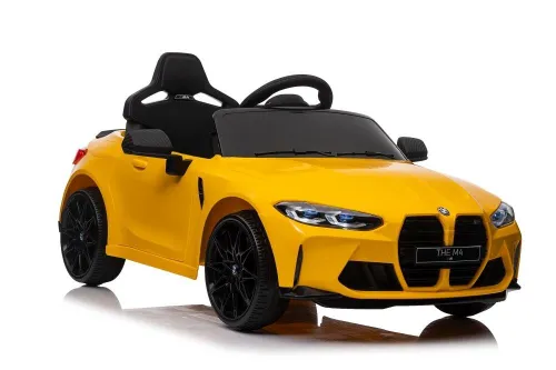 Auto Na Akumulator Bmw M4 Samochód Elektryczny Dla Dzieci Pilot LED Skóra