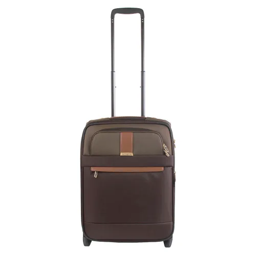 Walizka kabinowa poszerzana Samsonite Streamlife - olive / cognac