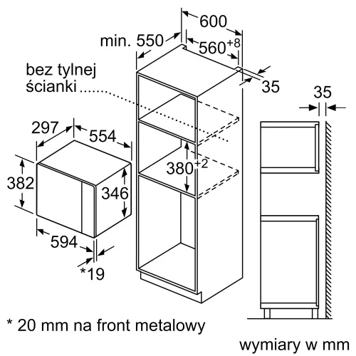 Kuchenka mikrofalowa Bosch BFL520MB0