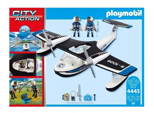 Playmobil City Набор фигурок 4445 Полицейский водный транспорт