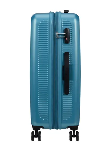 Чемодан American Tourister Astrobeam среднего размера с возможностью расширения - icy aqua