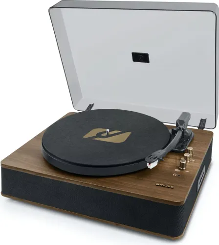 Gramofon MUSE MT-106 BT Bluetooth USB Brązowo-czarny