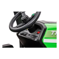 Duży Traktor Na Akumulator Dla Dziecka Blt-206 Przyczepa 24V 2X200W Pilot LED Eva Pasy Bluetooth