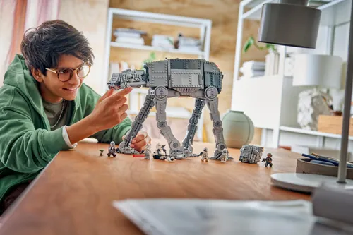 LEGO Star Wars 75454 Mandalorian AT-AT Resztek Imperium, zestaw klocków 10+