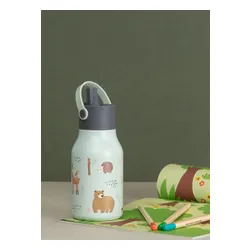 Butelka dziecięca na wodę Lund London Little Childrens Water Bottle 400 ml - woodland