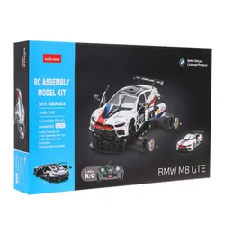 Zdalnie sterowany samochód COIL auto RC pilot BMW M8 GTE do samodzielnego montażu 1:18