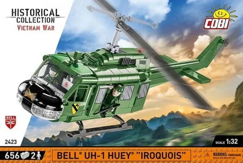 Yapı taşları Cobı 2423 tarihi koleksiyon Vietnam Vietnam Savaşı helikopter Bell UH-1 Huey Iroquois 656 yapı taşları