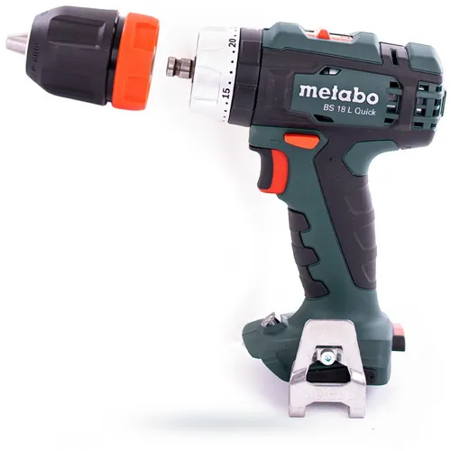 Metabo BS 18 L Quick 18 V Akülü Matkap, 2 pil, şarj cihazı, kılıf