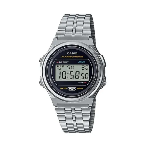 Серебряные часы Casio A171WE-1AEF