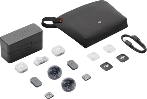 System bezprzewodowy DJI Mic Mini 2 (2 TX + 1 Mobile RX + Etui ładujące)