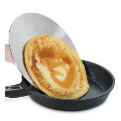 KUCHENPROFI Flat 30 cm - pokrywka dwustronna do naleśników ze stali nierdzewnej