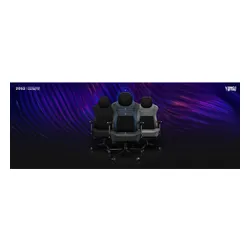 Fotel YUMISU 2052 Magnetic Ciemnoszaro-czarny