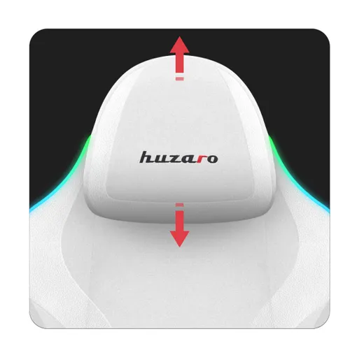 Fotel HUZARO Force 4.6 RGB Biały
