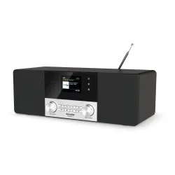 Radioodbiornik TechniSat DigitRadio 4C Radio FM DAB+ Bluetooth Czarno-srebrny