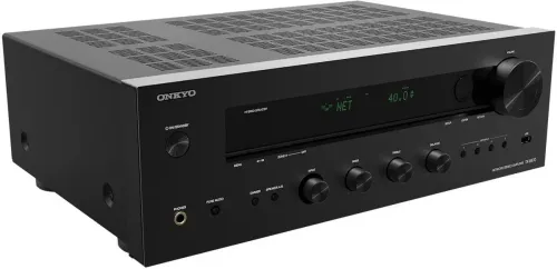 Amplituner Onkyo TX-8470 2.1-kanałowy Wi-Fi Bluetooth Chromecast AirPaly Czarny