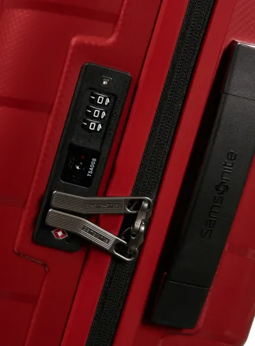 Маленький расширяемый чемодан Samsonite Attrix 55 см (20/23 см) - red