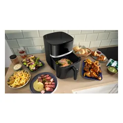 Air Fryer Frytkownica beztłuszczowa BOSCH Serie 4 MAF462B1 z dwoma grzałkami 7 automatycznymi programami