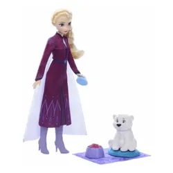 Lalka DISNEY FROZEN Kraina Lodu Elsa i Niedźwiadek JFG16