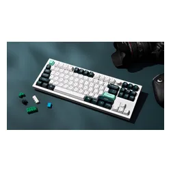 Klawiatura KEYCHRON Q3 HE QMK Wireless Biało-zielony