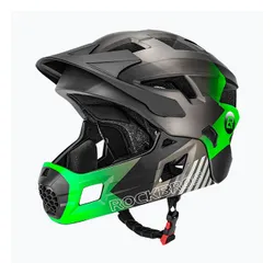 Kask rowerowy dziecięcy Rockbros 10110061003 Kids Helmet black/ti-green