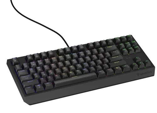 Klawiatura mechaniczna Genesis Thor 230 TKL US RGB Outemu Brown Czarny