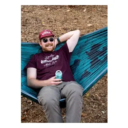 Hamak dwuosobowy ENO DoubleNest Print Hammock - mountains to sea/grey