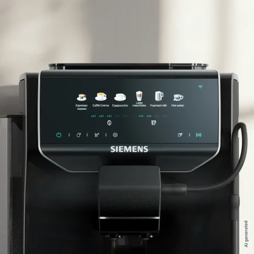 Ekspres Siemens EQ500 iAroma Piano Black TP551E19 Szerokość 26,5cm