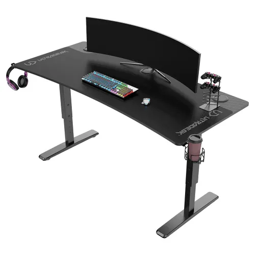 Biurko Ultradesk CRUISER 160cm Regulacja wysokości Czarny