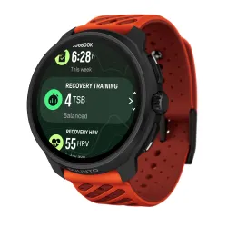 Zegarek sportowy Suunto Race 2 Coral Orange 49mm GPS Pomarańczowy