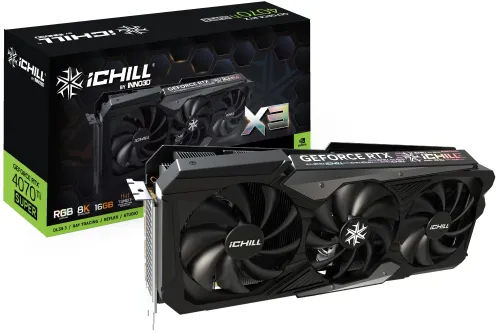 Karta graficzna Inno3D GeForce RTX 4070 Ti Super ICHILL X3 16GB GDDR6X 256bit DLSS 3