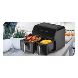 Air Fryer Frytkownica beztłuszczowa ZELMER ZAF9000 5.5l z podwójnym koszem