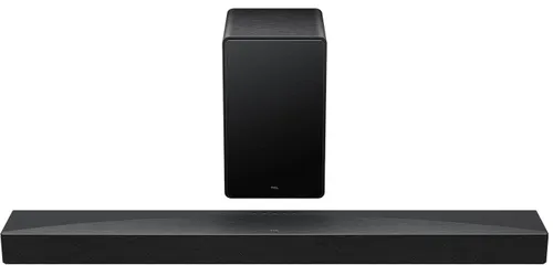 Soundbar TCL Q65H Czarny 5.1-kanałowy, Bezprzewodowy Subwoofer, 4K HDR, HDMI eARC, BT, Dolby Atmos, DTS:X