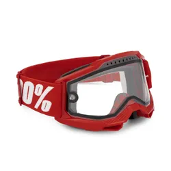 Gogle rowerowe 100% Accuri 2 Enduro MTB neon/red/clear