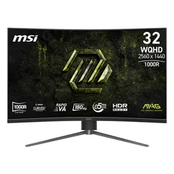 Monitor MSI MAG 325CQPF 31.5" 2560x1440px 180Hz 0.5 ms [GTG] Curved