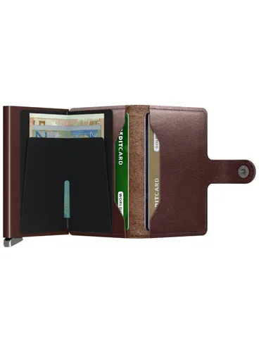 Portfel kieszonkowy Secrid Miniwallet Premium Dusk - dark brown