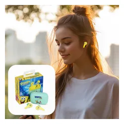 Słuchawki dokanałowe OTL SpongeBob SquarePants Turkusowo-żółty