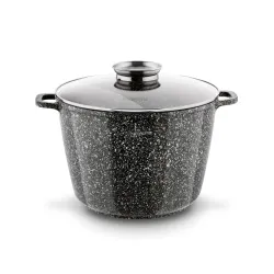 Garnek ceramiczny wysoki Konighoffer Kingstone 14 l okrągły z aromatyzerem