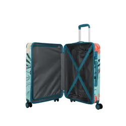 Чемодан Travelite Cruise Trolley M Print - turquoise lily