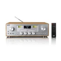 Radioodbiornik Imperial DABMAN 280CDWDSI Radio FM DAB+ Bluetooth Brązowo-srebrny