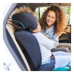 Fotelik samochodowy TULANO Joy 45 I-Size 100-150 cm (15-36 kg) Czarny